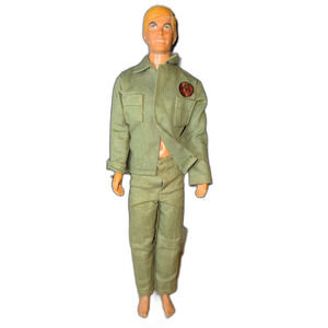 Vintage 1968 Mattel Military Action Figure GI Joe Style‎ Soldier 12” Doll